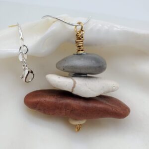 3 Stone Zen Necklace