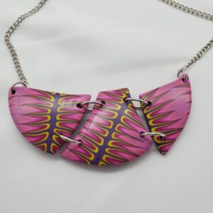 Pink & Purple Barbed Necklace