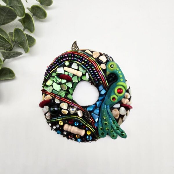 Garden Spirit Peacock Mosaic