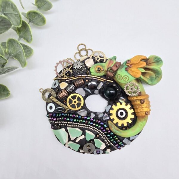 Steampunk Dragon Mosaic